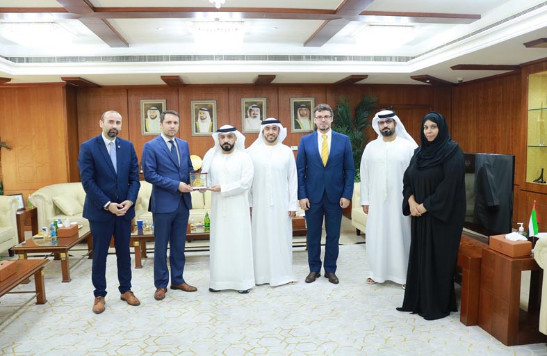 غرفة عجمان تستقبل وفداً اقتصادياً من جمهورية كوسوفو لبحث التعاون الاقتصادي