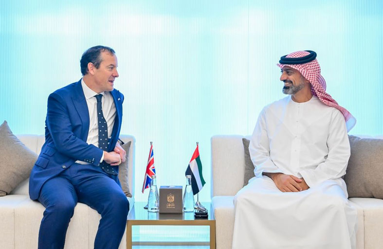 عمار بن حميد يستقبل سفير المملكة المتحدة