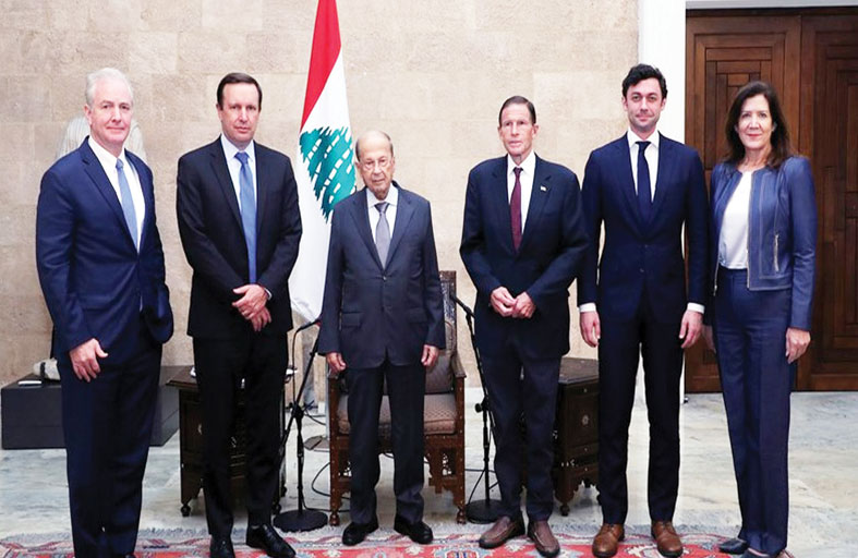 وفد أميركي يلتقي عون.. وبريطانيا تعتبر أزمة لبنان نتيجة عقود من الفشل 