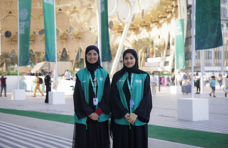 COP28.. رحلة ملهمة للعمل التطوعي وقودها الشباب