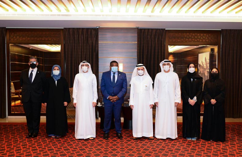 علي النعيمي يبحث مع الأمين العام  للاتحاد البرلماني الدولي سبل التعاون