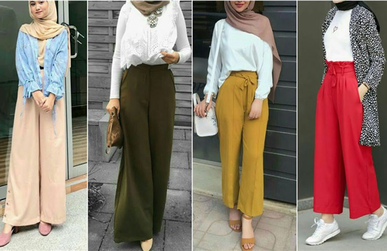 أحذية تتناغم مع البنطال الواسع