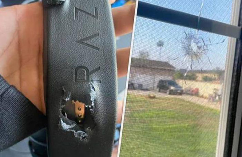 سماعات هاتف تنقذه من رصاصة 