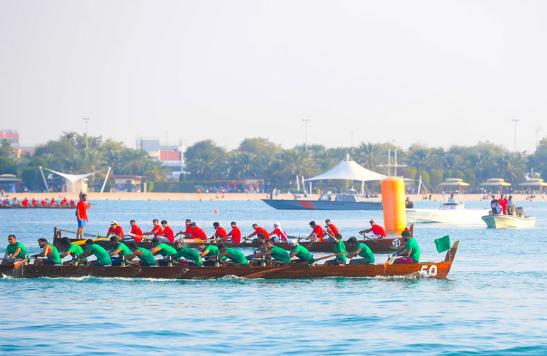 سباق عيد الاتحاد لقوارب التجديف التراثية 40 قدماً ينطلق غدا 