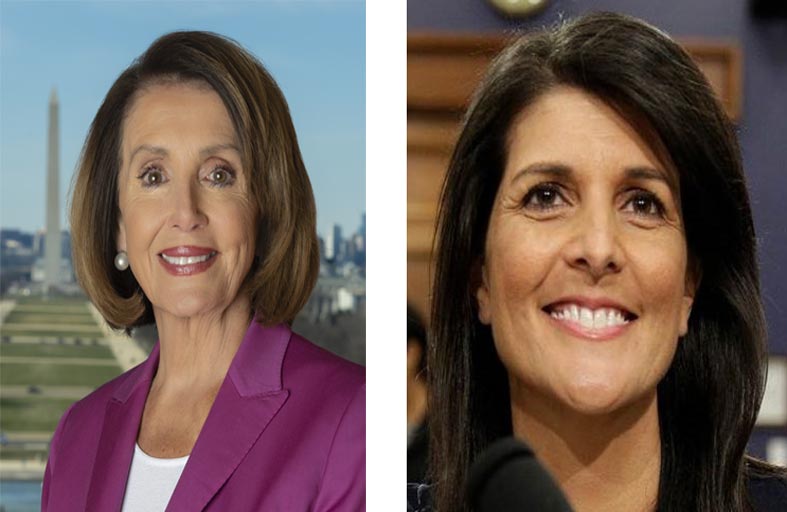 ترامب مهاجماً هايلي:  نانسي بيلوسي أذكى منها