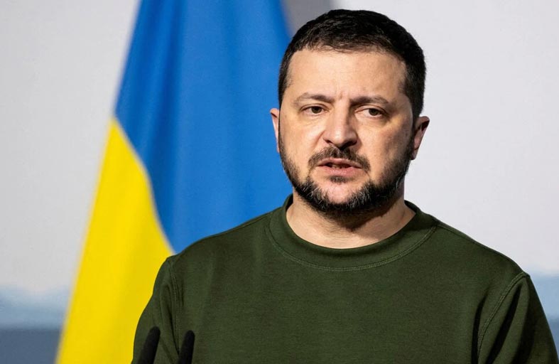 زيلينسكي يحض الكونغرس الأميركي على إقرار حزمة المساعدات