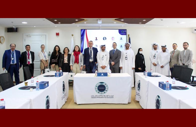 تريندز ومعهد البحوث الاستراتيجية في فرنسا يبحثان التعاون المشترك