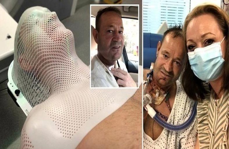 يتغلب على السرطان بفضل وشم