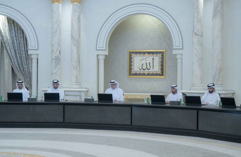 ولي عهد الشارقة يترأس اجتماع المجلس التنفيذي