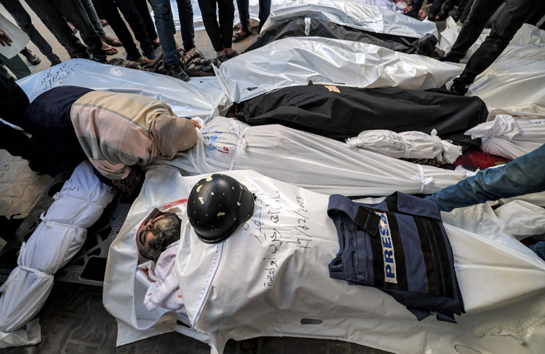 الصحفيون في غزة شهود على الحرب وضحايا لها 