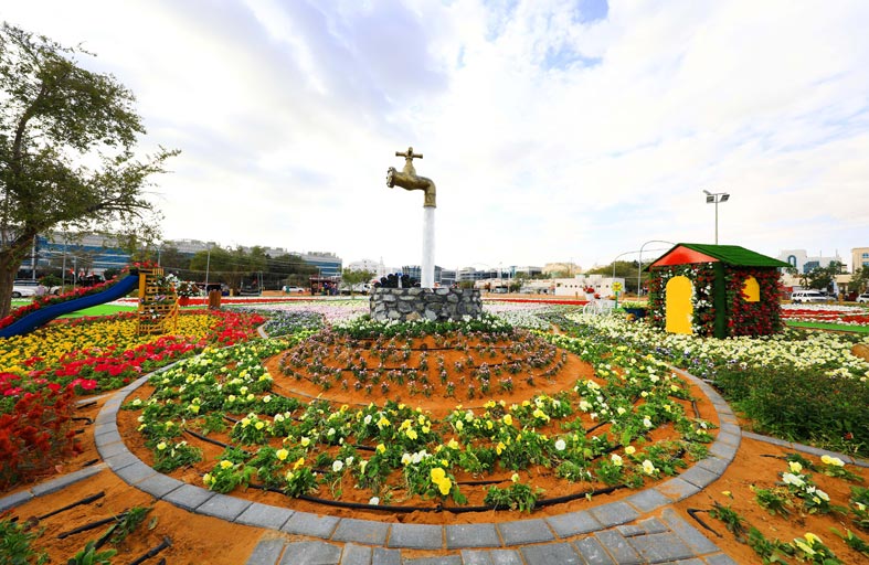 انطلاق مهرجان الزهور 2022 في العين