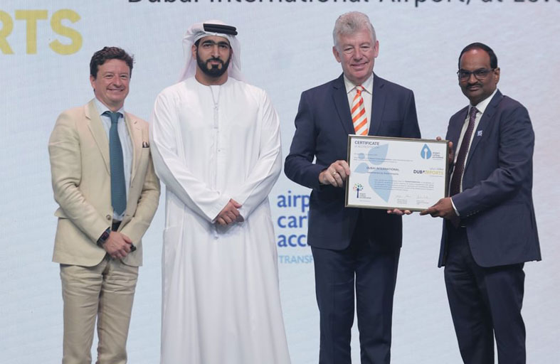 «دبي الدولي» يحصل على شهادة  الاعتماد الكربوني من مجلس المطارات الدولي
