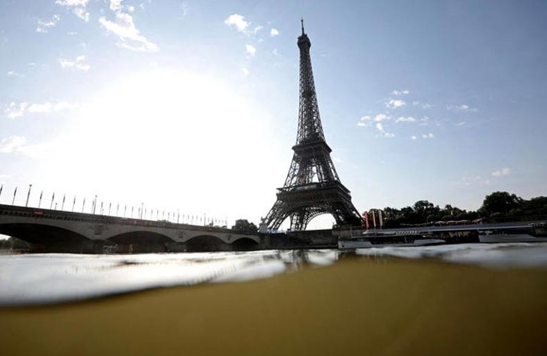  إلغاء تدريب في الثلاثي بسبب معدل التلوث في نهر السين 