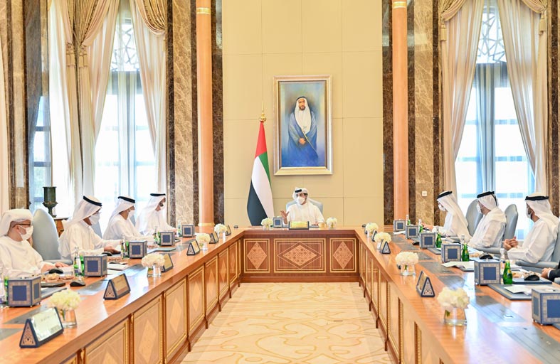 منصور بن زايد يترأس اجتماع اللجنة التنفيذية لمجلس إدارة شركة مبادلة للاستثمار