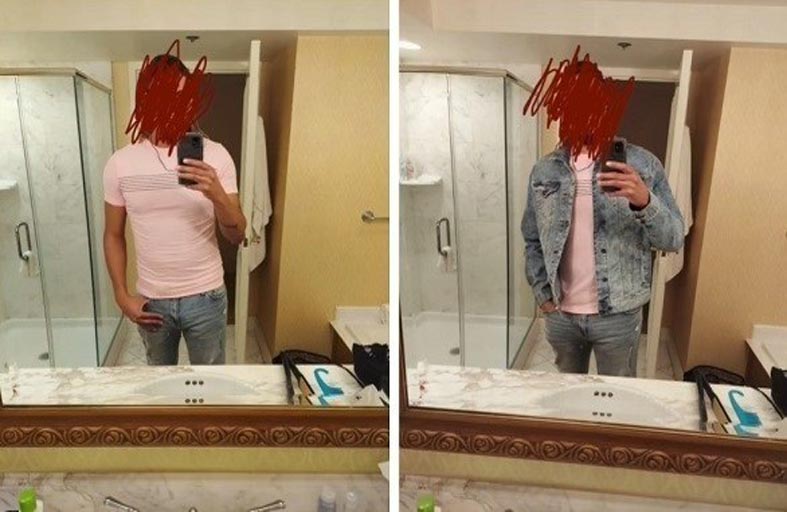 تكتشف خيانة زوجها من صور