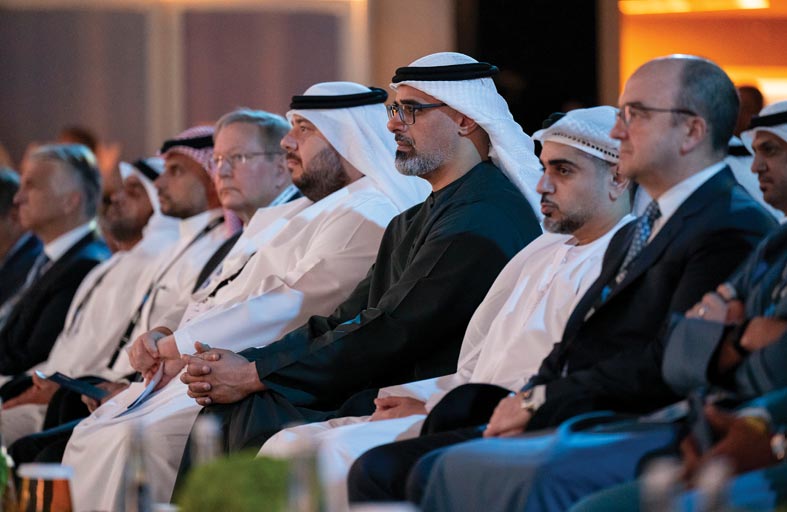 خالد بن محمد بن زايد يشهد افتتاح الدورة الثالثة من أسبوع أبوظبي المالي