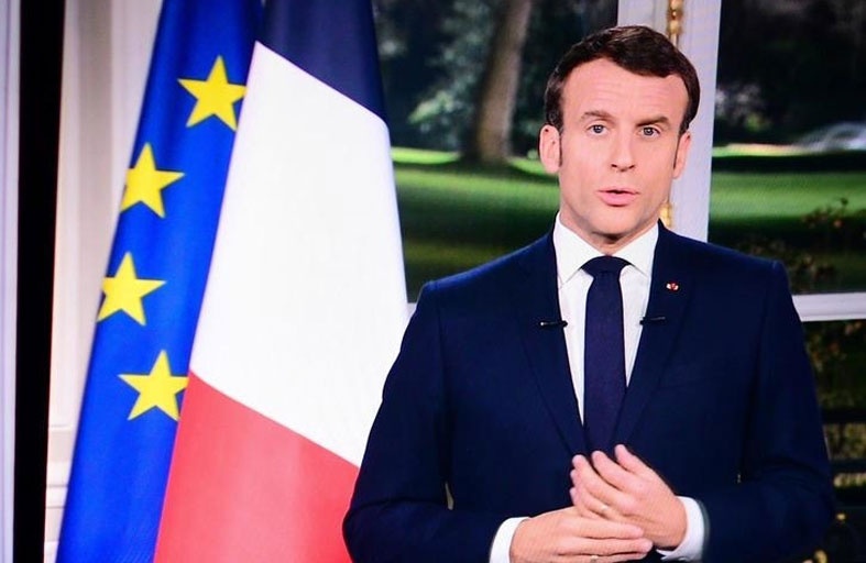 ماكرون يؤكد عزمه تنفيذ إصلاحات التقاعد رغم الإضرابات 