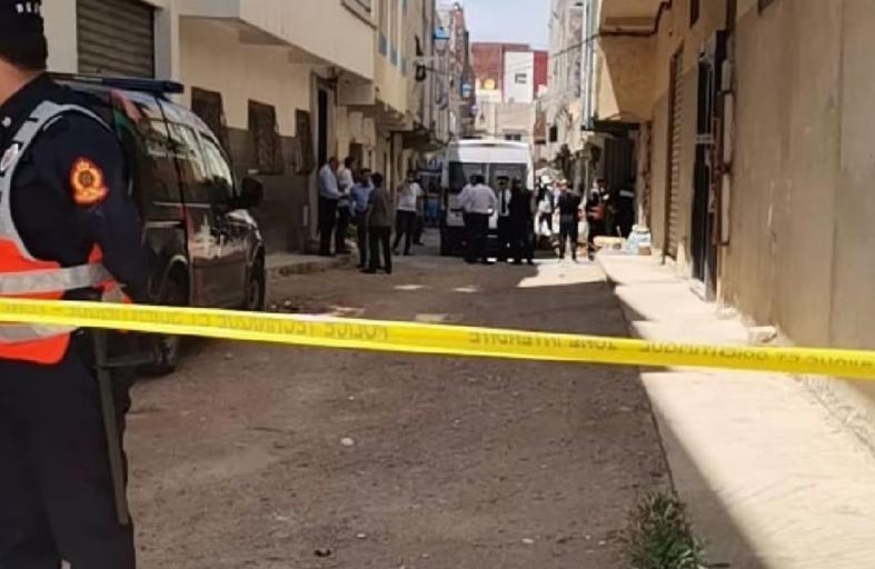 حلاق يهاجم طليقته وينحر زوجها