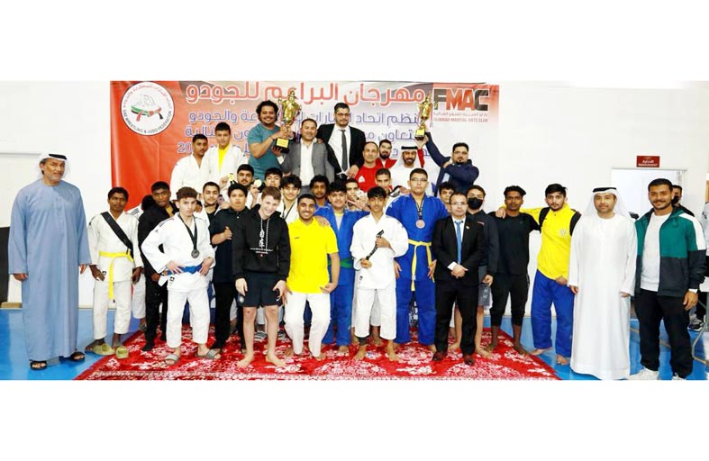 اتحاد كلباء بطلا لدوري الإمارات لناشئي للجودو