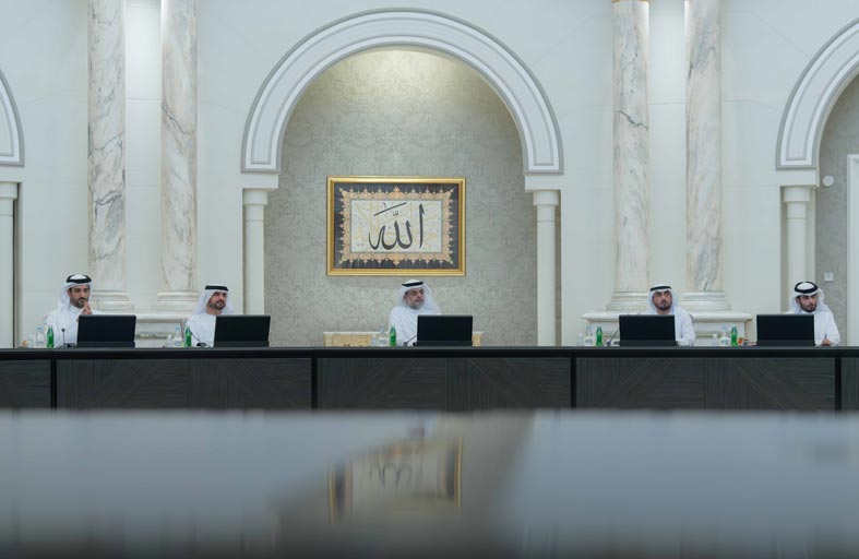 ولي عهد الشارقة يترأس اجتماع المجلس التنفيذي