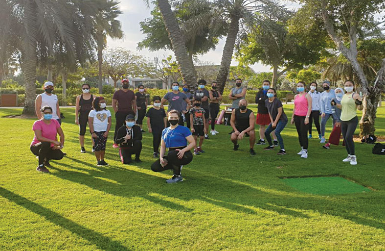 حديقة أم الإمارات تستضيف سلسلة من حصص اللياقة ضمن حملة أبطال شركة ضمان FIT FOR FEB  