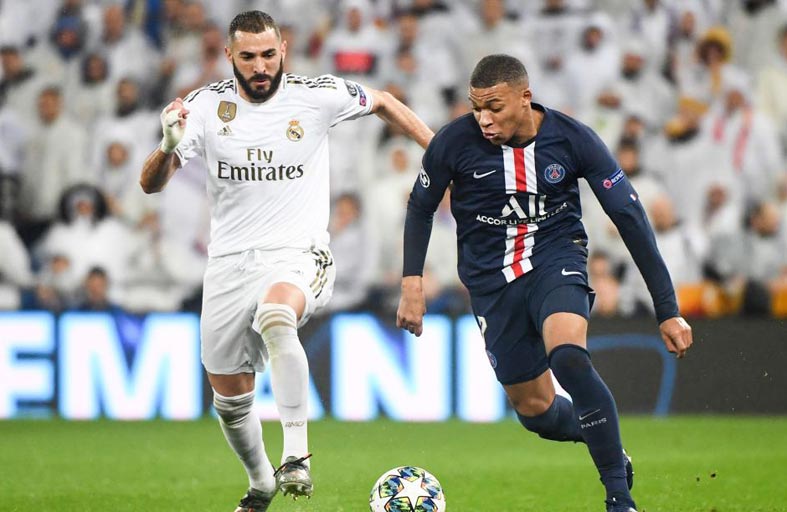 قمة نارية بين سان جرمان وريال مدريد بدوري الأبطال 