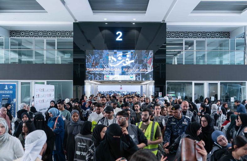 خيرية الشارقة تجهز 7500 طرد إغاثي ضمن حملة «تراحم من أجل غزة»