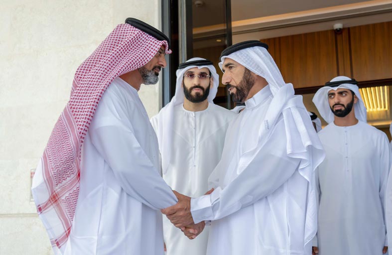 عمار بن حميد يعزي سيف الشعفار بوفاة زوجته