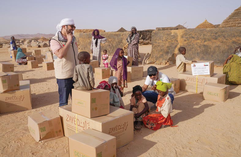 الفريق الإنساني الإماراتي يواصل تنفيذ برنامجه الرمضاني في تشاد