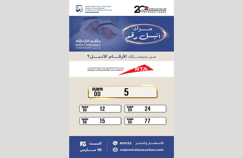 مزادات «أنبل رقم» الخيرية تدعم مستهدفات حملة وقف الأب 