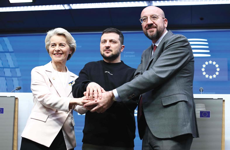 رئيس المجلس الأوروبي: الأسابيع المقبلة ستكون حاسمة في أوكرانيا