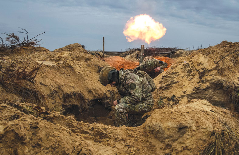 كييف: قواتنا تصد هجمات روسية في مواقع قتال متفرقة