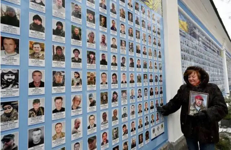 المقابر العسكرية تتزايد في أوكرانيا 