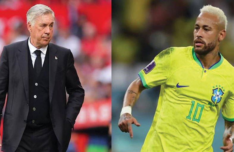 أنشيلوتي يوجه رسالة قاسية لنيمار