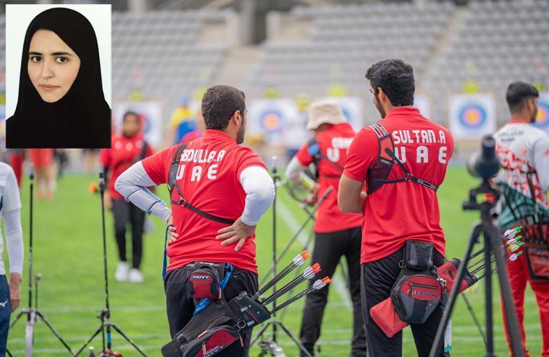 أول حكمة إماراتية في رياضة القوس والسهم تشارك في تحكيم البطولة العربية بالعراق 