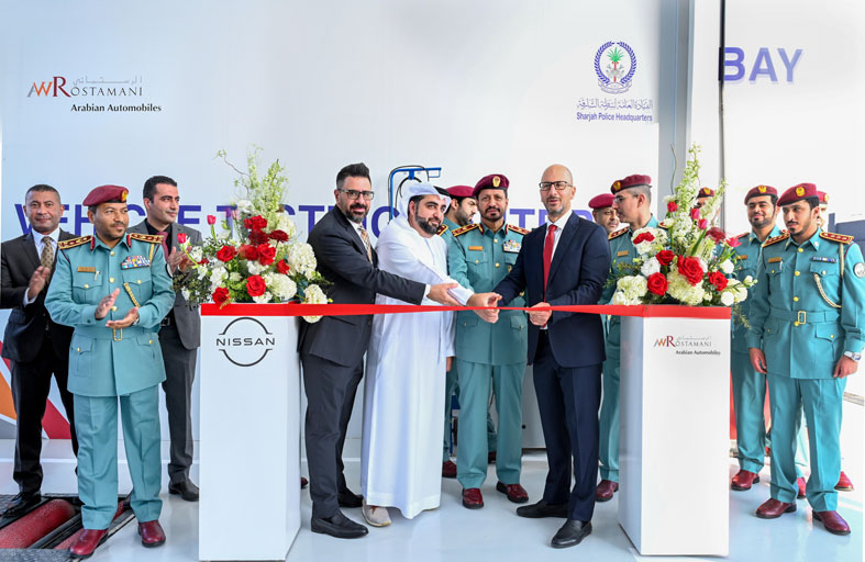 تدشين أول «حارة فحص» على مستوى وزارة الداخلية ضمن وكالات السيارات بالشارقة