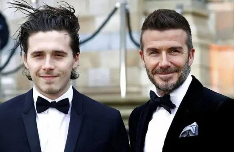 خطأ محرج لبيكهام في زفاف ابنه