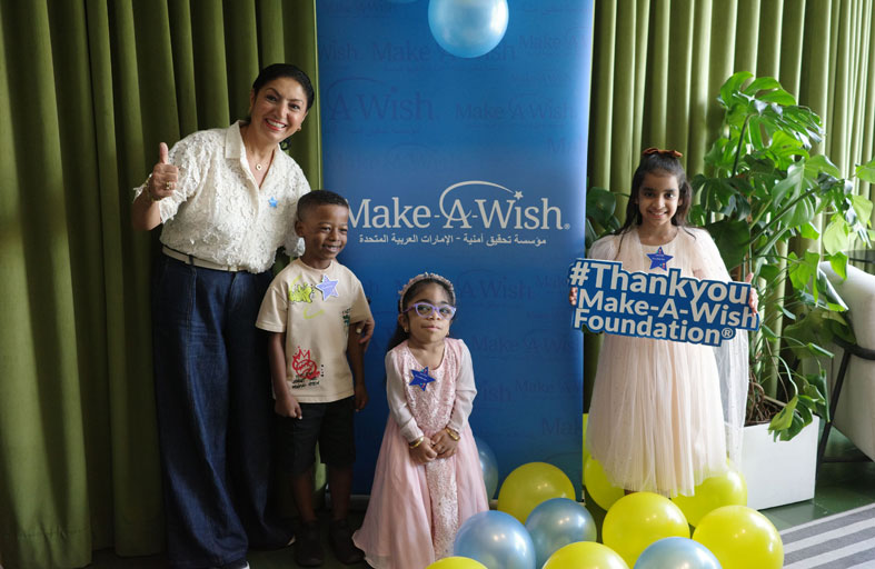 تحقيق أمنية تحتفل بمجموعة من الأطفال مرضى القلب