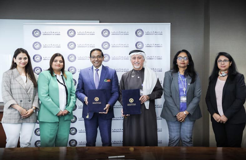 جامعــة دبــي ومعهــد هــايفورد للتــدريب المتكـامــل يوقعــان مــذكرة تفــاهم