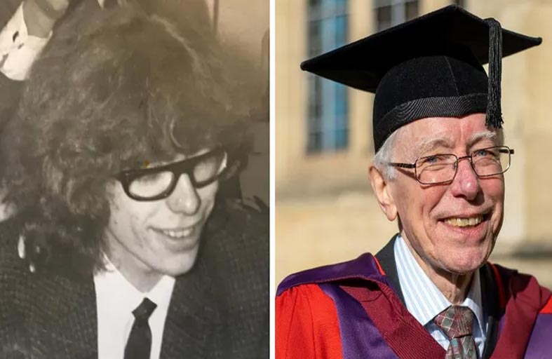 استغرق تحقيق حلمه نصف قرن.. نال الدكتوراة في سن الـ76