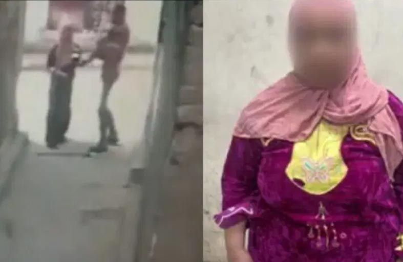 فيديو صادم لسيدة تضرب رضيعاً