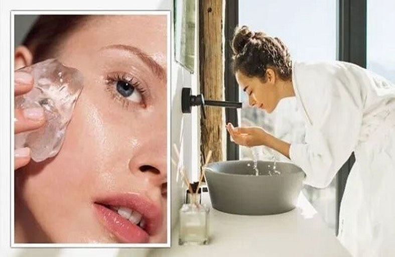 مكعبات الثلج للبشرة اتجاه تجميلي على تيك توك