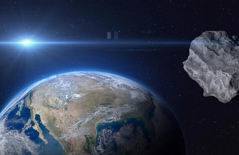 كويكب بحجم ملعبي كرة قدم يقترب من الأرض