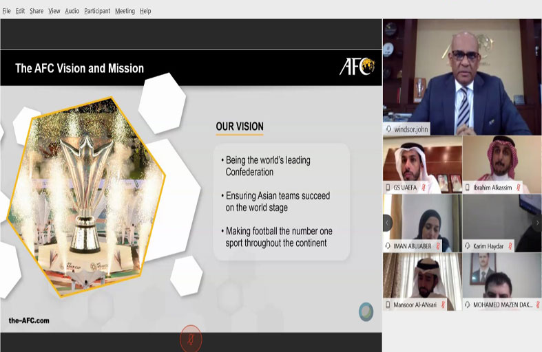 بن هزام يشارك في مؤتمر الاتحاد الآسيوي للأمناء العامّين 