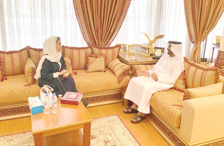 محمد بن حم الخيرية ومركز محمد بن راشد العالمي لاستشارات الوقف يبحثان التعاون المشترك