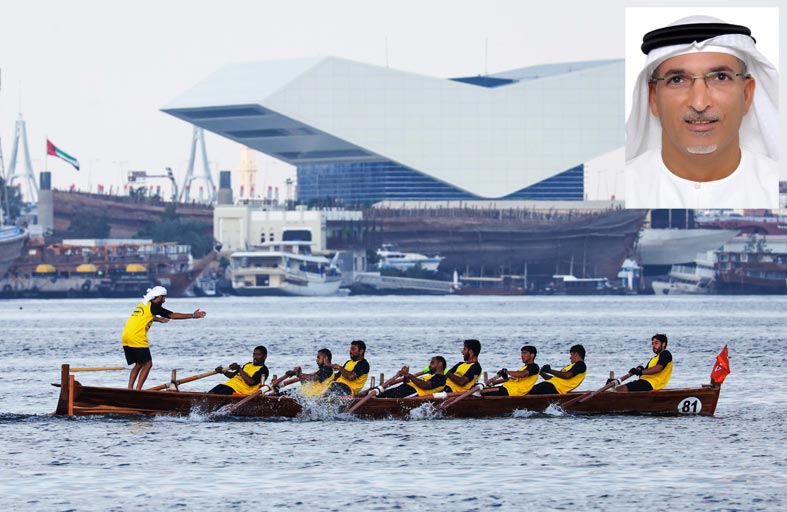 (التجديف 30 قدما) يبحر اليوم في قناة دبي المائية