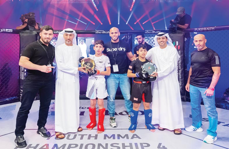 بطولة الفنون القتالية المختلطة للناشئين تنطلق غدا السبت من نادي شباب الأهلي في دبي