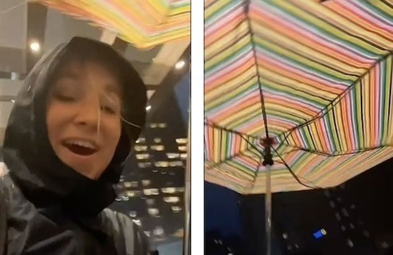 تتحدى إعصار آيدا لتلتقي بفتى أحلامها