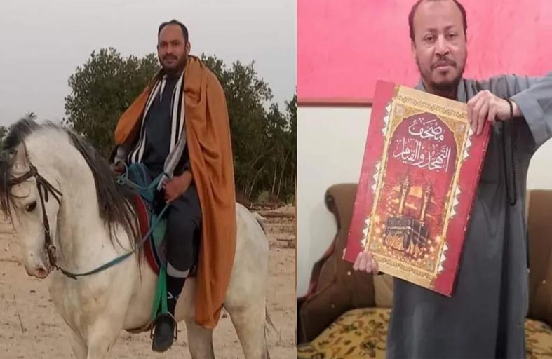 مات خلال تجهيز قبر صديقه فدُفن بجواره