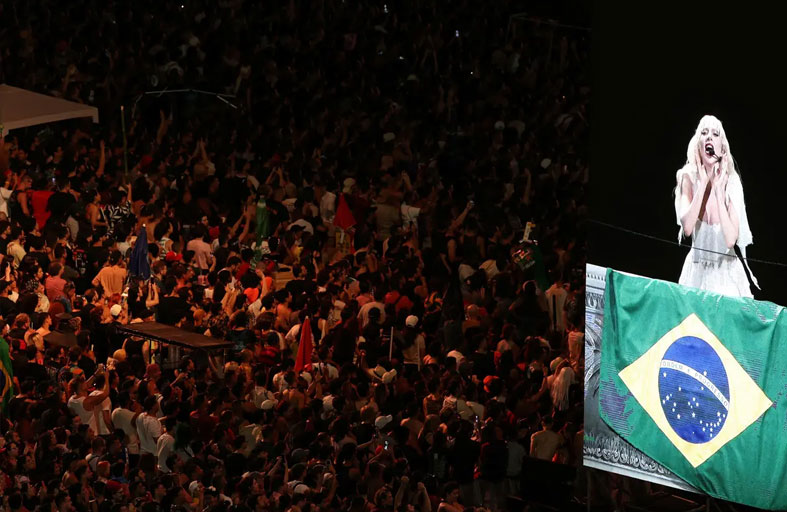 إحباط هجوم بالقنابل خلال حفلة ليدي غاغا في البرازيل 